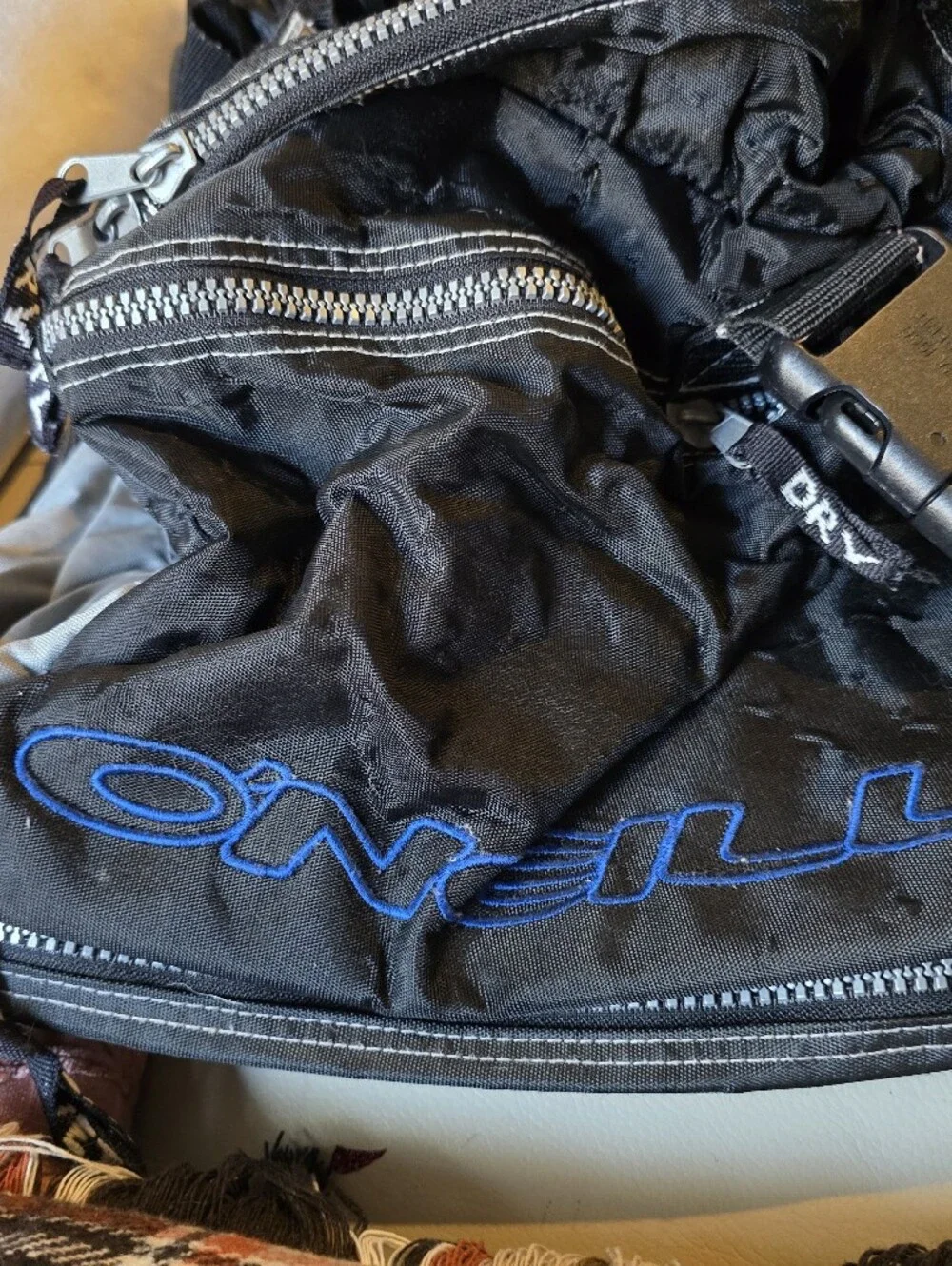 O'Neill Vintage, Rare Black & Blue Duffel Bag